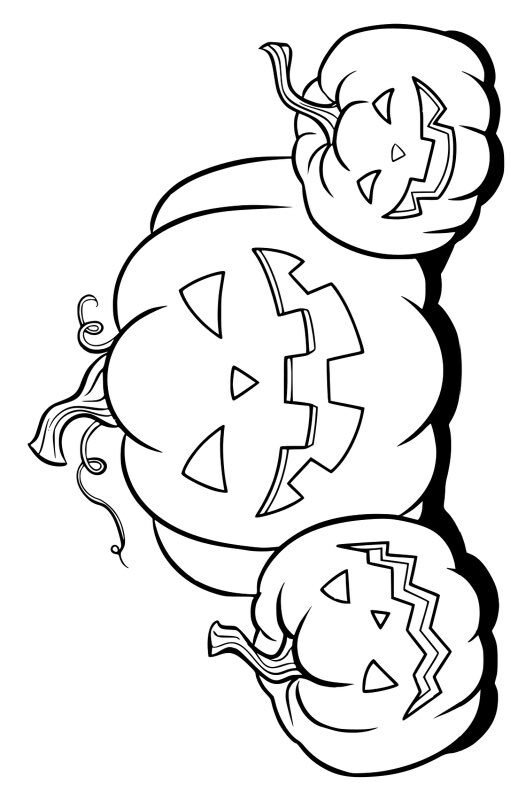 Dynie halloween kolorowanki